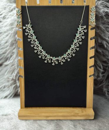 Premium quality american diamond necklace set for girls and women