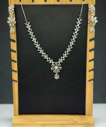 Premium quality american diamond necklace set for girls and women